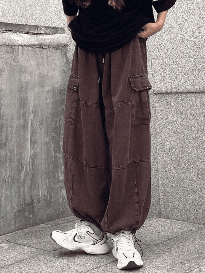 Levoire | Jean Cargo Baggy Weinlese