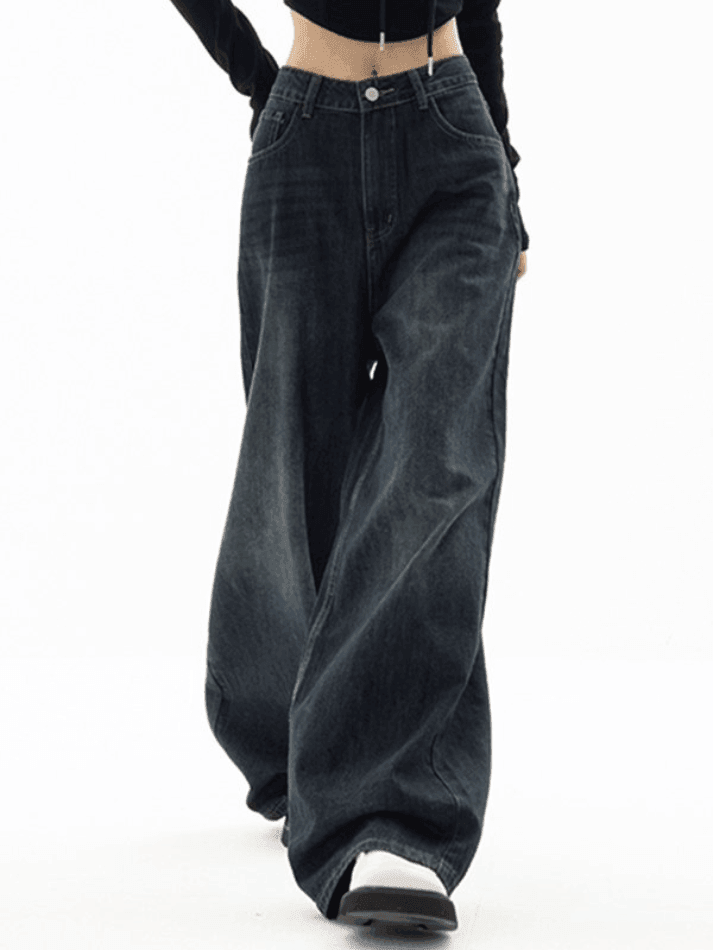 Levoire | Jean Boyfriend Vintage Bleu Des Années 90