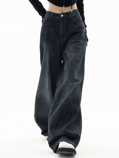 Levoire | Jean Boyfriend Vintage Bleu Des Années 90