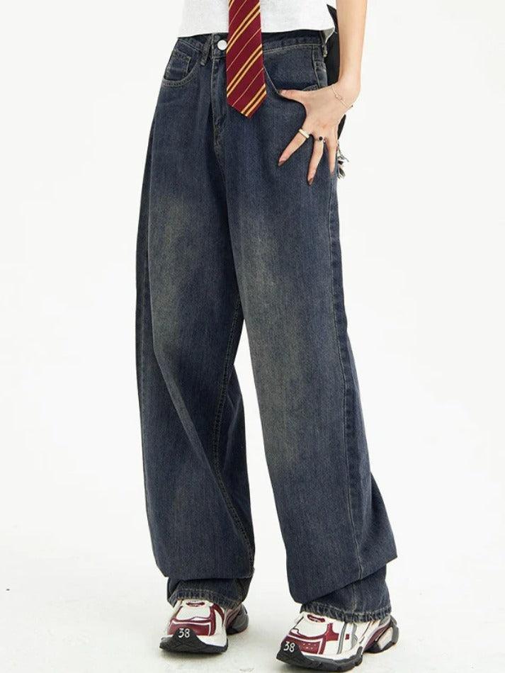 Levoire | Jean Boyfriend Vintage Bleu Déchiré