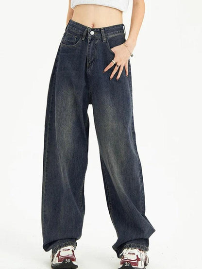 Levoire | Jean Boyfriend Vintage Bleu Déchiré Bleu