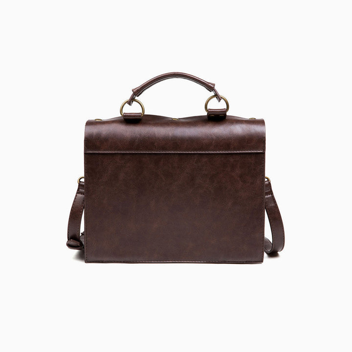 Levoire | Time Fly Back Clock Trim Fermeture À Bouton Sac Messager Crossbody