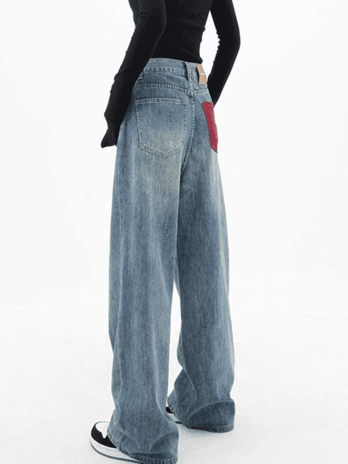 Levoire | Jeans Boyfriend Vintage Contraste Des Années 90
