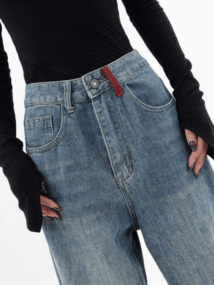 Levoire | Jeans Boyfriend Vintage Contraste Des Années 90