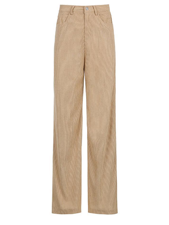 Levoire | Weinlese Pantalon Baggy En Velours Côtelé