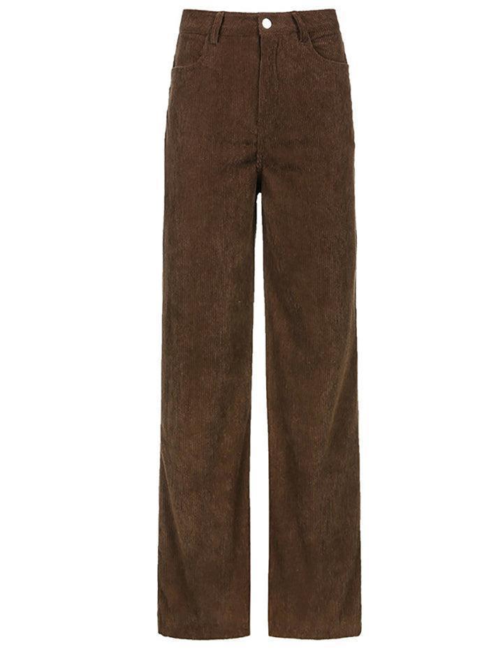 Levoire | Weinlese Pantalon Baggy En Velours Côtelé