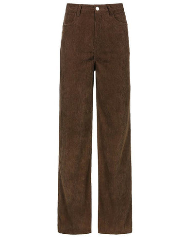 Levoire | Weinlese Pantalon Baggy En Velours Côtelé