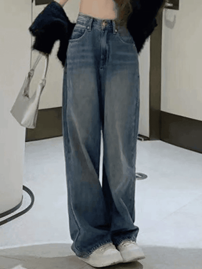 Levoire | Récolte Vintage Jean Boyfriend Délavé Droit