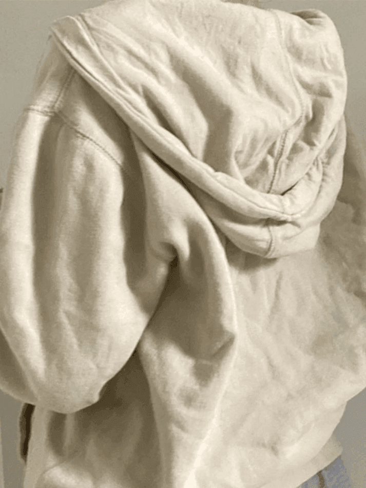 Levoire | Vintage Fleurs Graphique Zip-Up Hoodie
