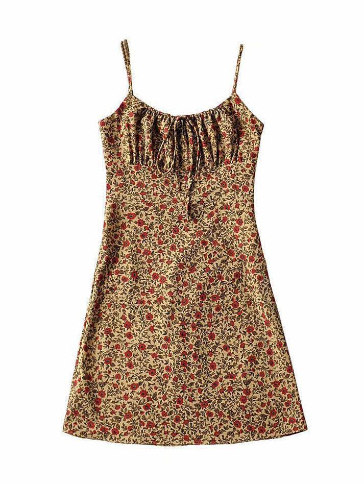Levoire | Robe Mini Slip À Fleurs Vintage