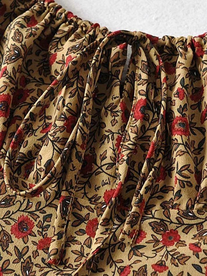 Levoire | Robe Mini Slip À Fleurs Vintage