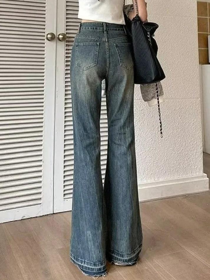 Levoire | Pantalon Évasé Taille Haute Weinlese
