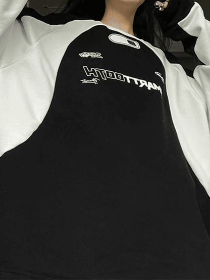 Levoire | Sweat-Shirt Raglan Imprimé Vintage