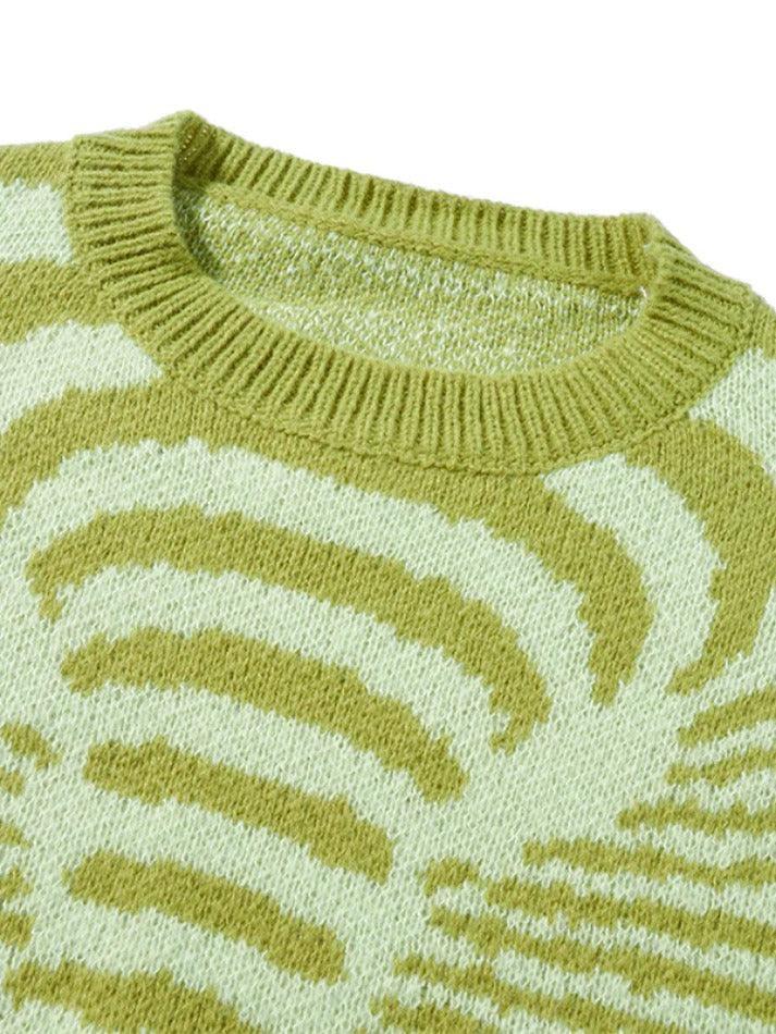 Levoire | Pull Court Col Rond Rayé Vintage Splice