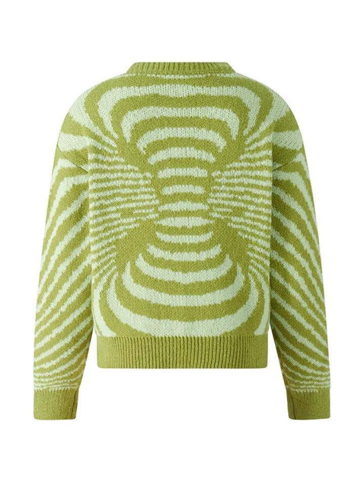 Levoire | Pull Court Col Rond Rayé Vintage Splice