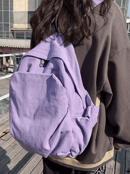 Levoire | Weinlese Wash Collège École Sac À Dos Lilas Taille unique