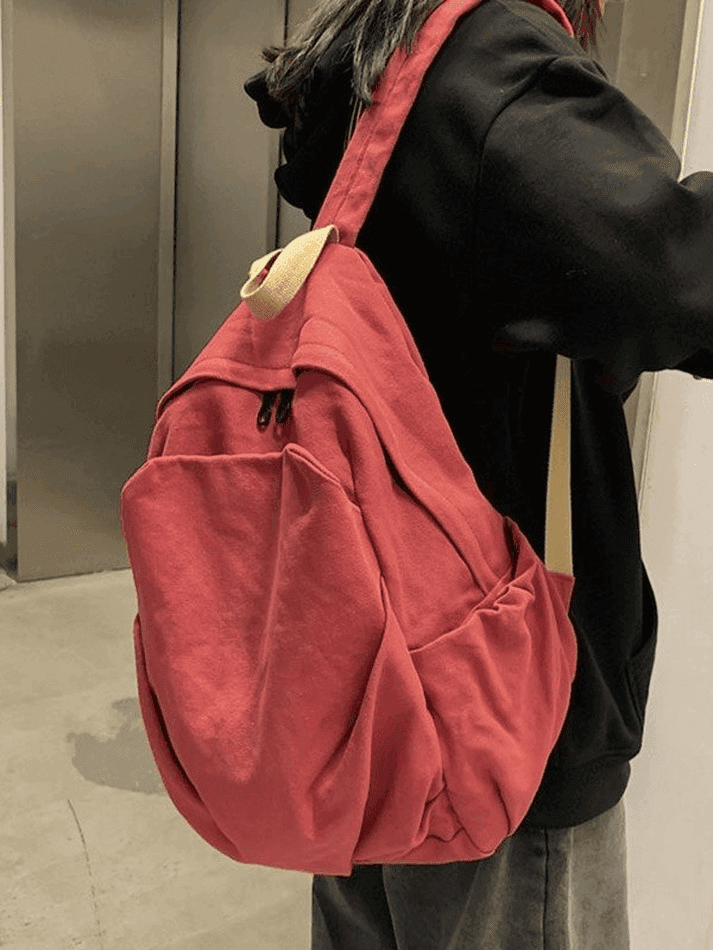 Levoire | Weinlese Wash Collège École Sac À Dos Rot Taille unique