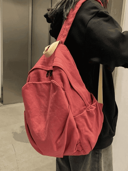 Levoire | Weinlese Wash Collège École Sac À Dos Rot Taille unique