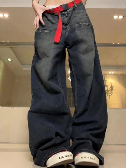 Levoire | Jeans Boyfriend Vintage Lavé Déchiré Bleu