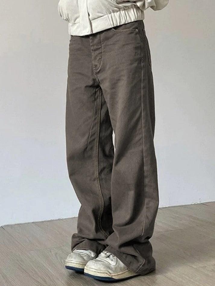 Levoire | Jeans Boyfriend Taille Mi-Haute Lavés Weinlese