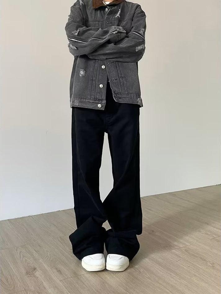 Levoire | Jeans Boyfriend Taille Mi-Haute Lavés Weinlese