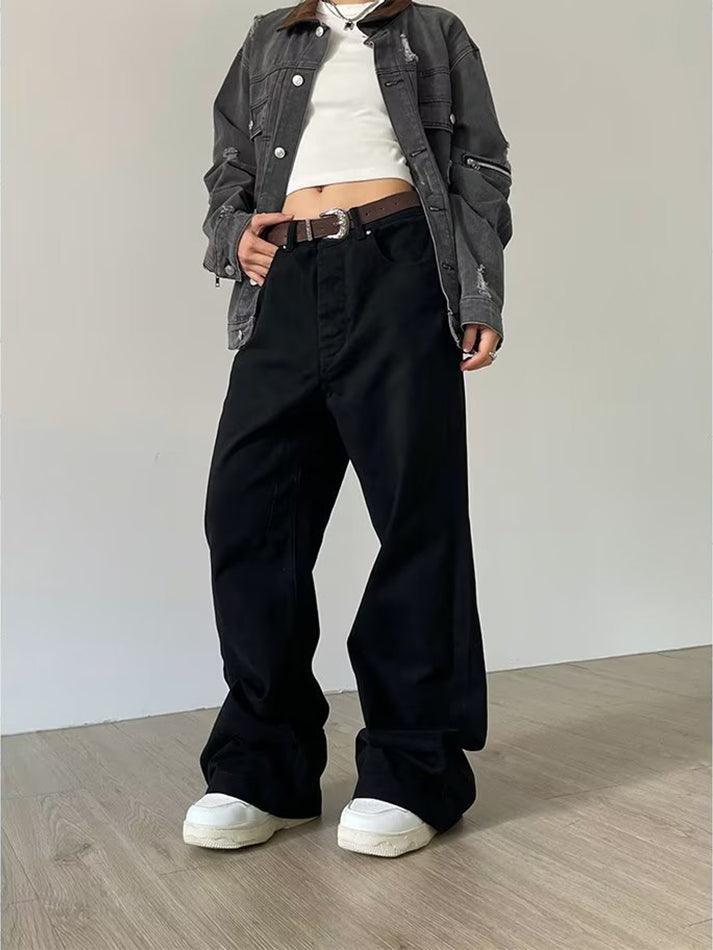 Levoire | Jeans Boyfriend Taille Mi-Haute Lavés Weinlese