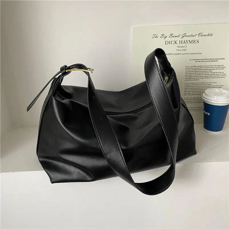 Levoire | Sac fermeture éclair réglable femme Noir