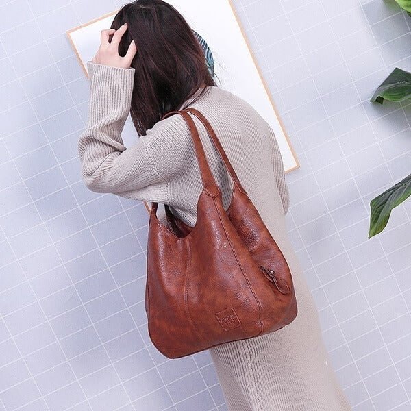 Levoire | Grand Sac En Cuir Végétalien Auburn