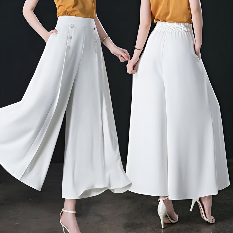 Levoire | Pantalon Large Tendance Blanc