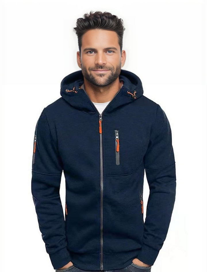 Levoire | Sweat-Shirt Sportif Pour Hommes Avec Capuche Marine
