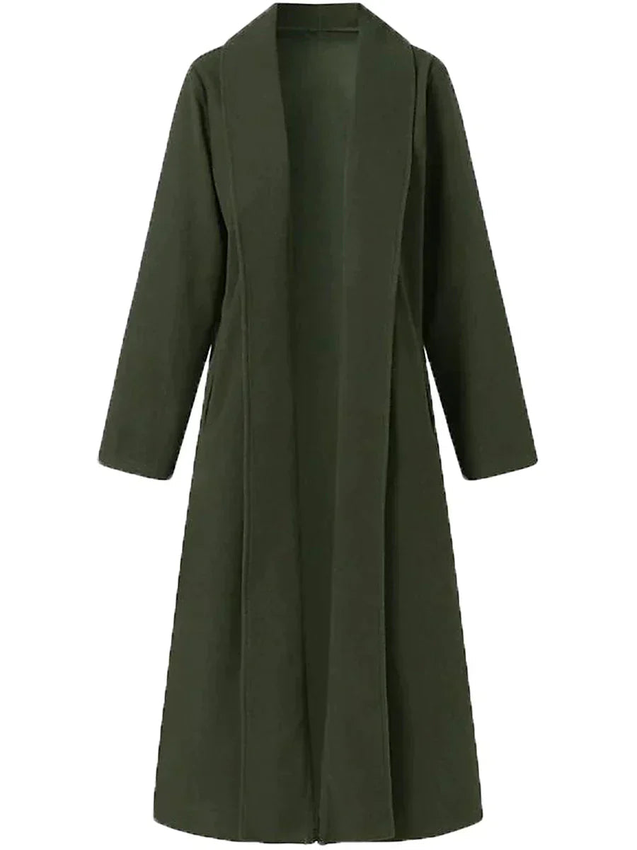 Levoire | Veste Longue À Manches Longues Confortable Avec Poches