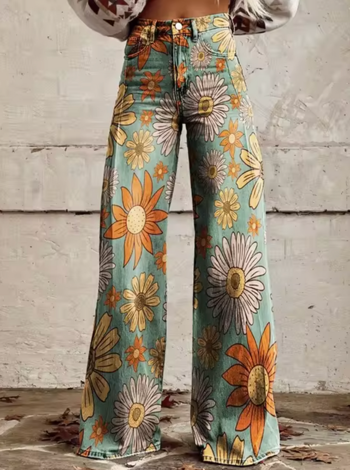 Levoire | Pantalon Taille Haute Stylé Avec Des Motifs Uniques Stil11