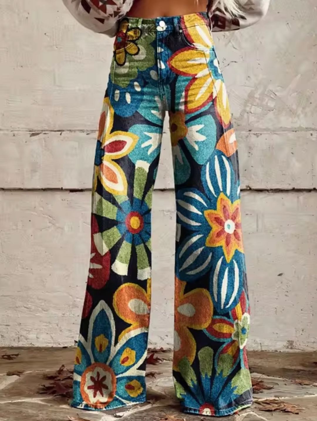 Levoire | Pantalon Large Avec Motif Lumineux Led Couleur 3
