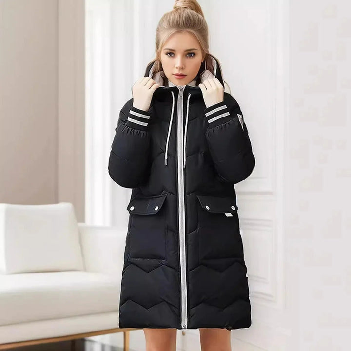 Levoire | Veste À Manches Longues Avec Zip Et Poches Noir