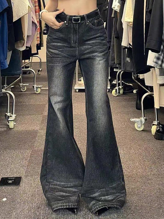Levoire | Jean Flare Taille Basse Lavé