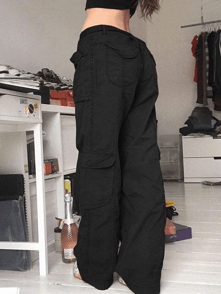 Levoire | Jeans Cargo Avec Poches Délavées