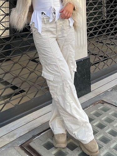 Levoire | Pantalon Cargo Solide Lavé À La Main