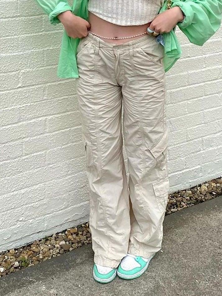 Levoire | Pantalon Cargo Solide Lavé À La Main