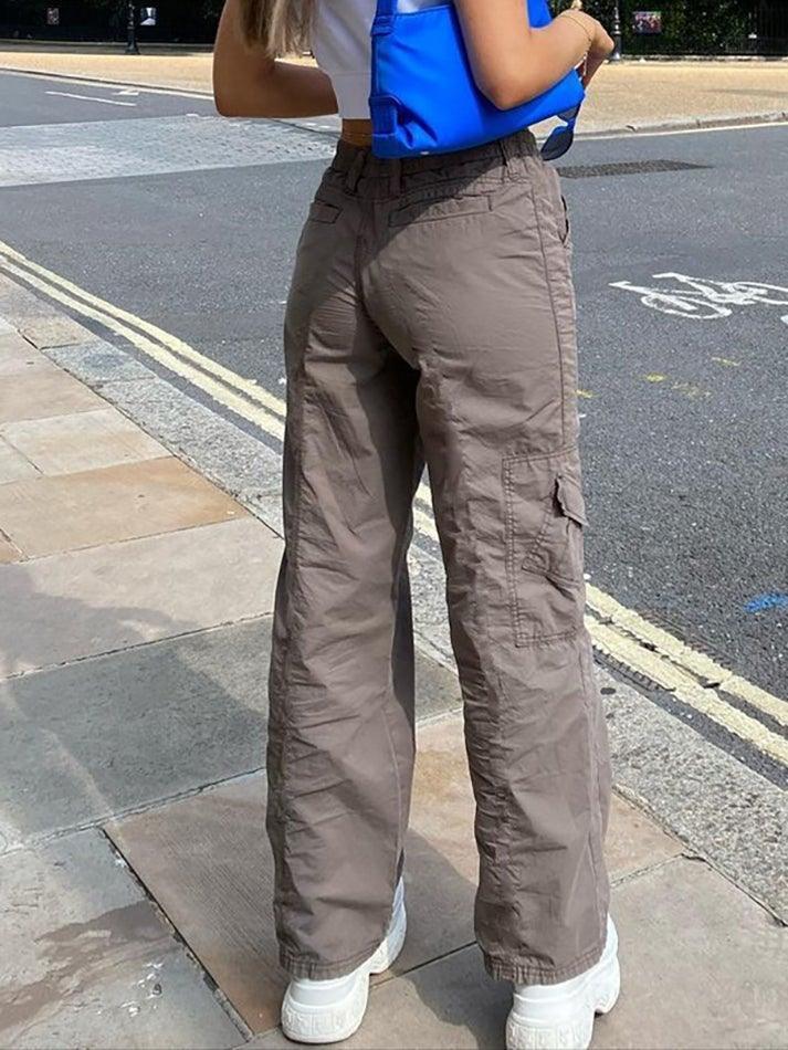 Levoire | Pantalon Cargo Solide Lavé À La Main