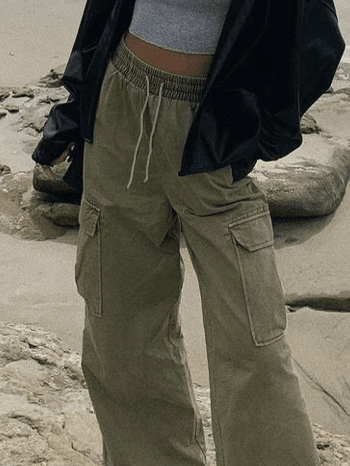 Levoire | Pantalon Droit Avec Poches Gwaschene