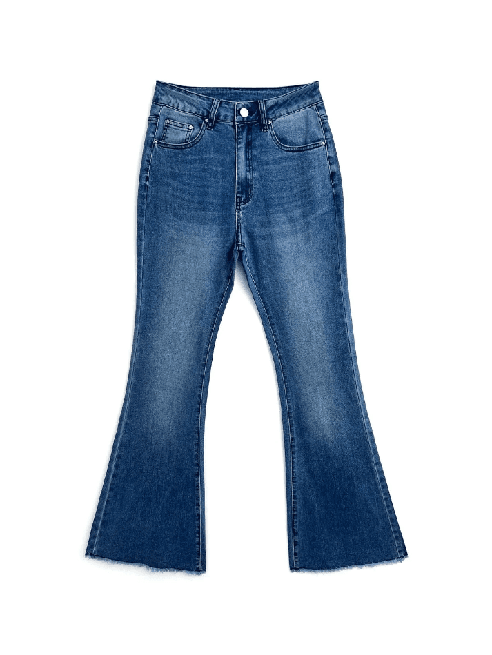 Levoire | Jeans Flare Push-Up Délavés