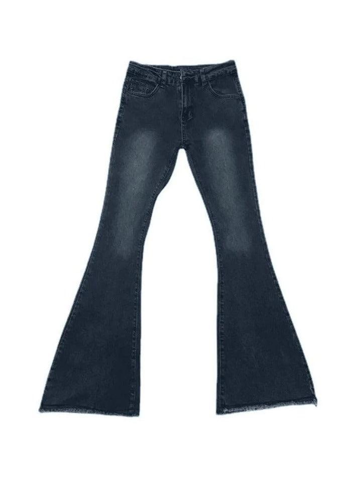 Levoire | Jean Flare Taille Basse Stretch Délavé
