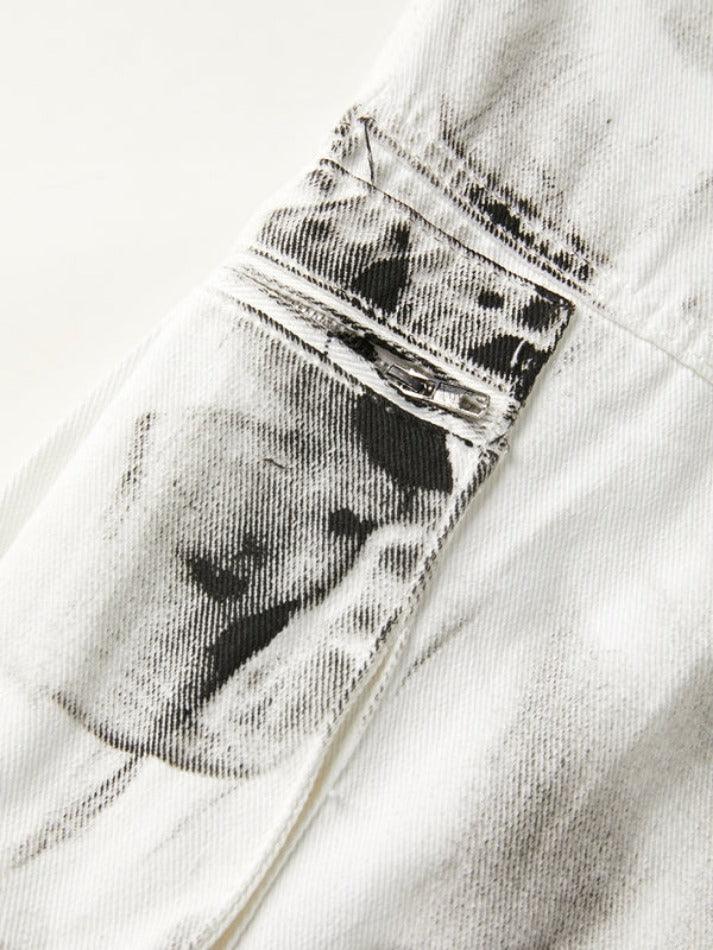 Levoire | Jean Cargo À Lacets Multipoches Tie Dye Lavé
