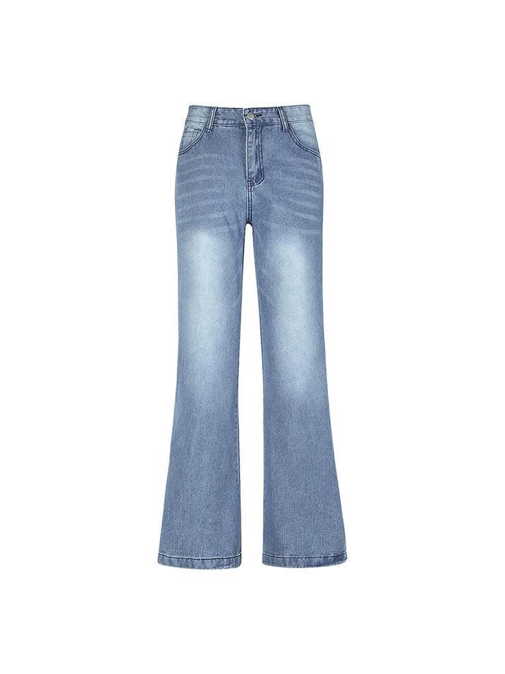 Levoire | Jeans Boyfriend Polyvalents Bleus Lavés De Vendange