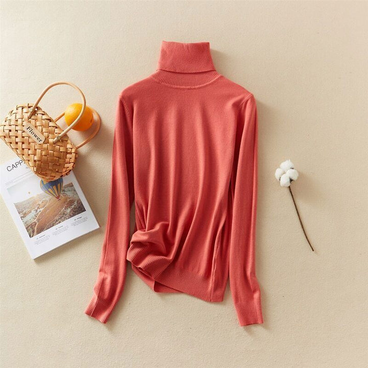 Levoire | Pull À Col Roulé Tricoté Lichrose
