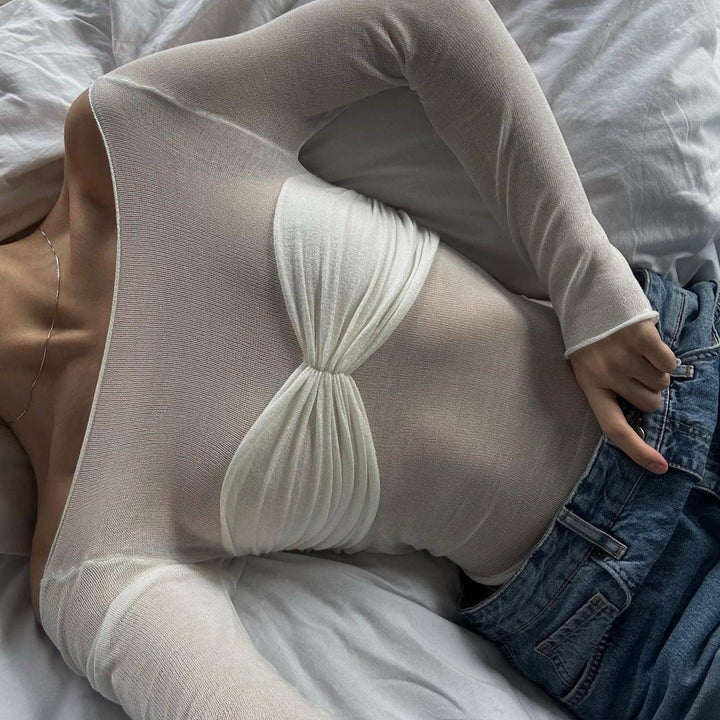 Levoire | Love Mesh Off Shoulder Haut M