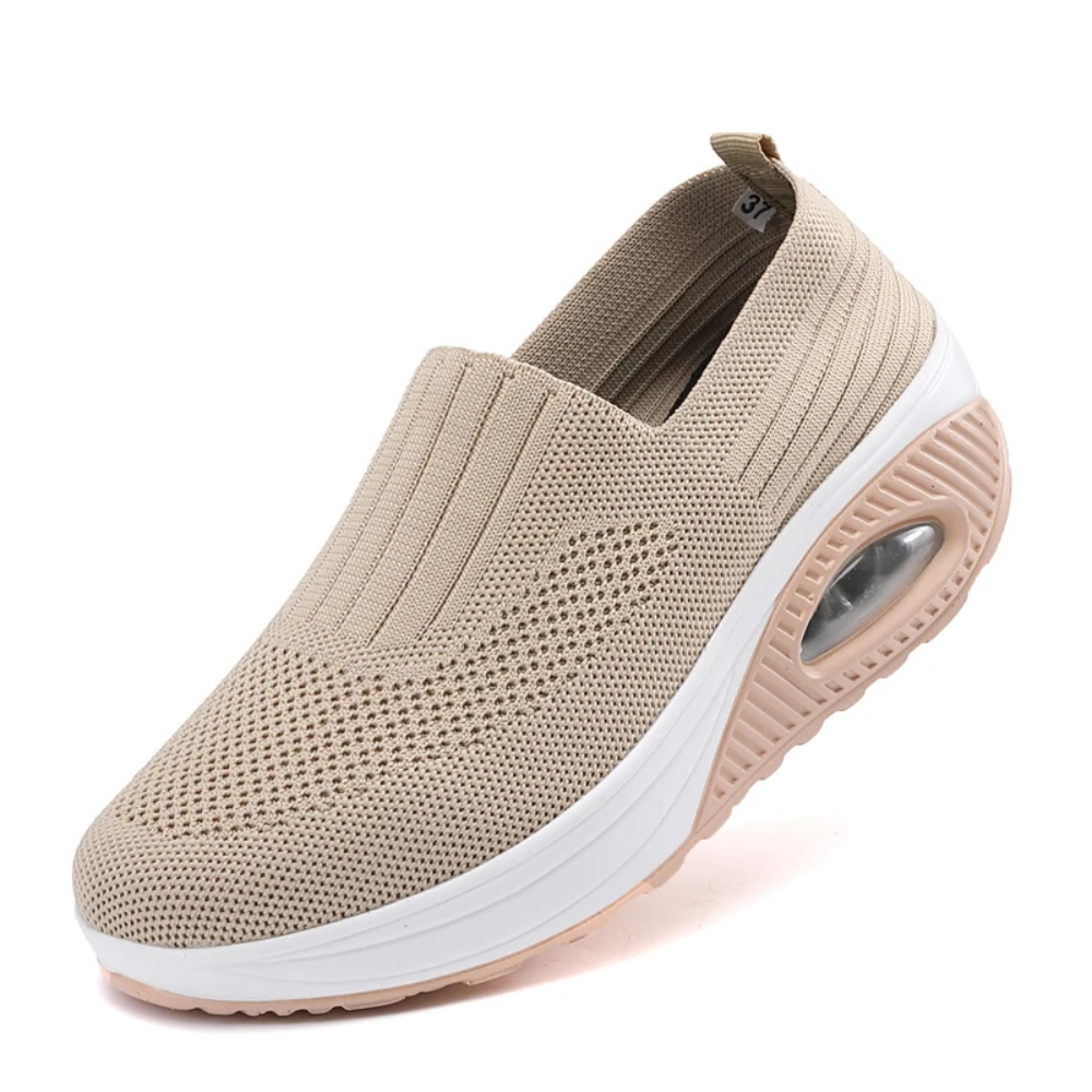 Levoire | Respirant Orthopédique Wedge Femmes Beige