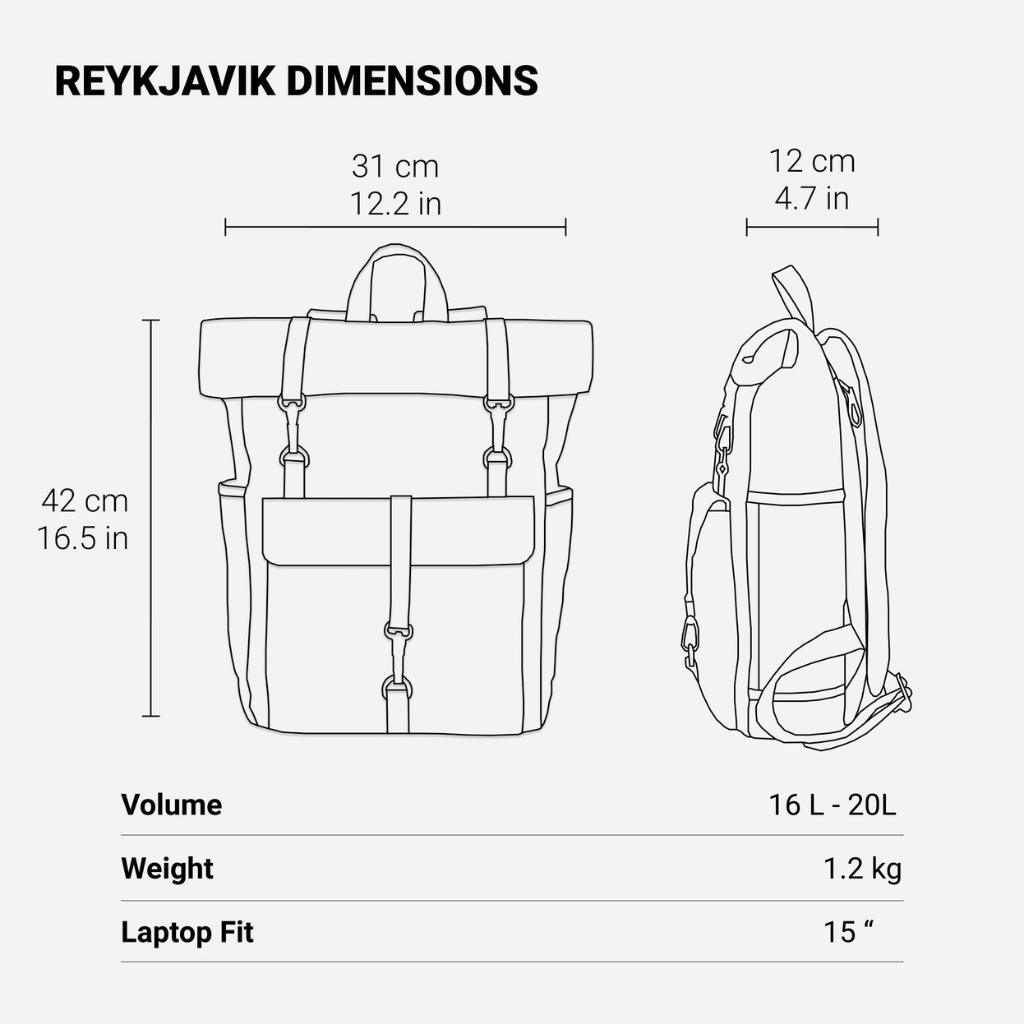 Levoire | Sac à dos en toile rétro intemporel et durable sac à dos robuste