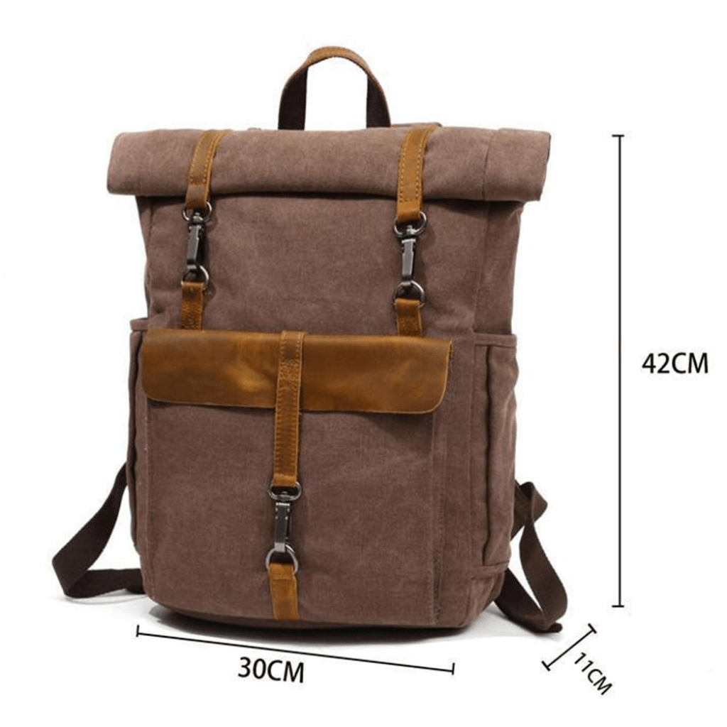 Levoire | Sac à dos en toile rétro intemporel et durable sac à dos robuste