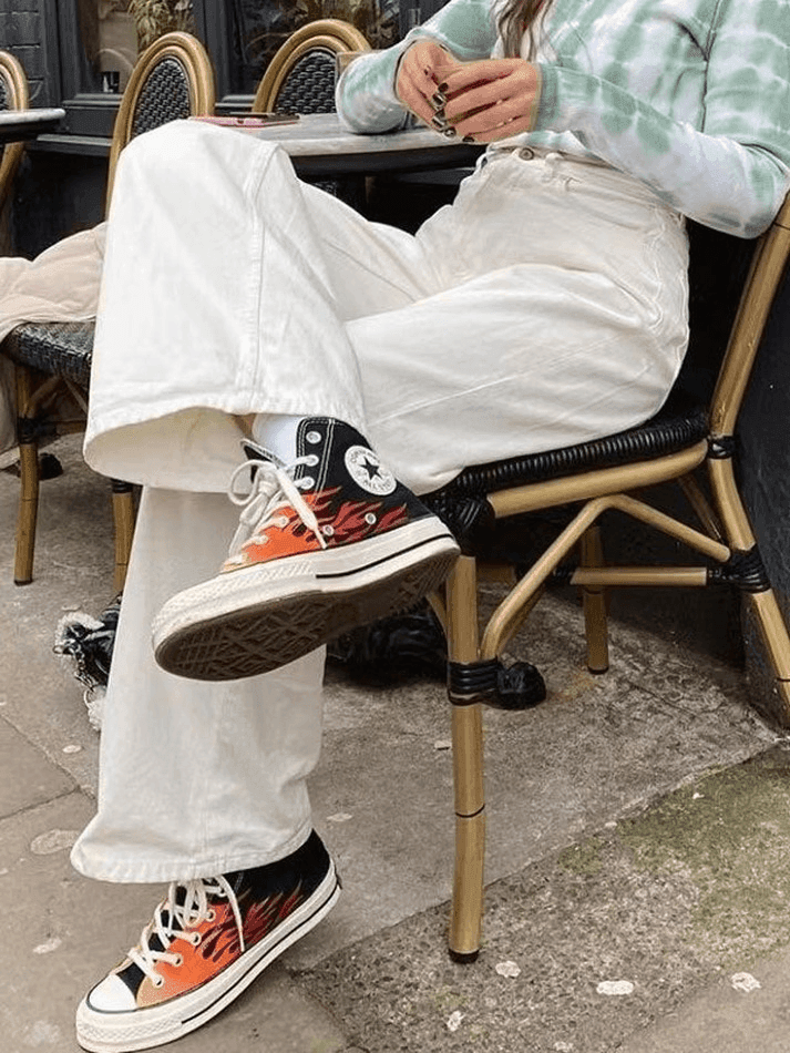 Levoire | Jean Boyfriend Blanc Délavé